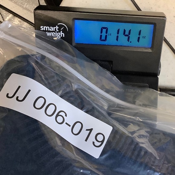 NEW! NAADAM Size Small Open Cable Tunic Dress Cashmere Blue $395 MSRP J6-19 - Picture 13 of 13